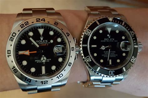 rolex submariner o explorer 2